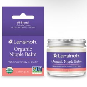NWT Lansinoh Organic Nipple Butter, 2 Ounces